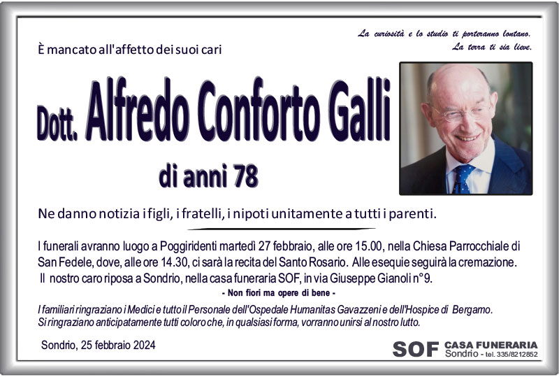 /necrologio Dr. Alfredo Conforto Galli