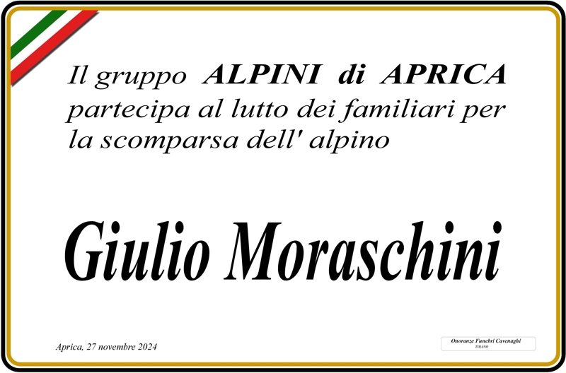 Alpini Aprica per Moraschini Giulio