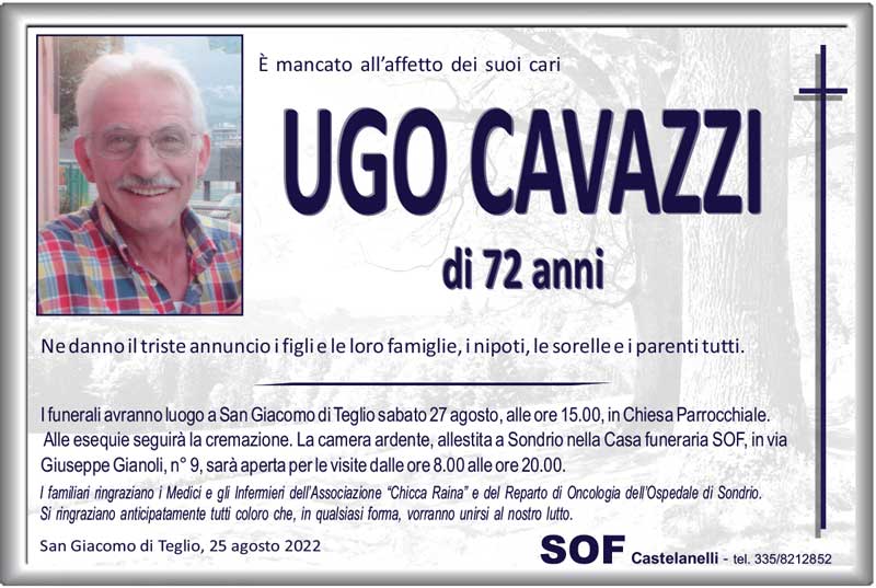 /necrologio Cavazzi Ugo