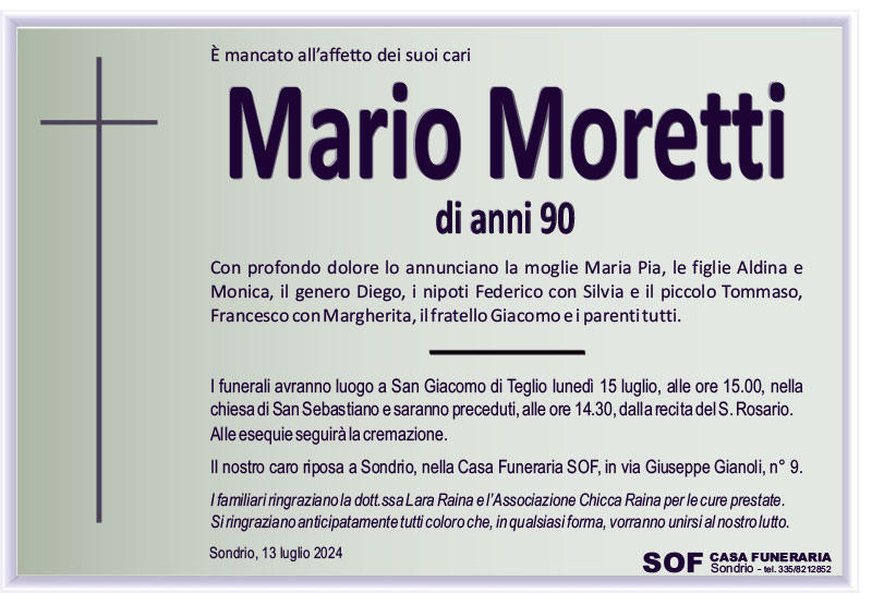 /necrologio Moretti Mario