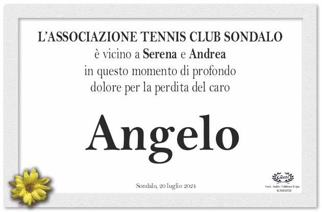 partecipazione associazione tennis club x caspani angelo