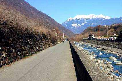 /ciclopedonale di Tirano