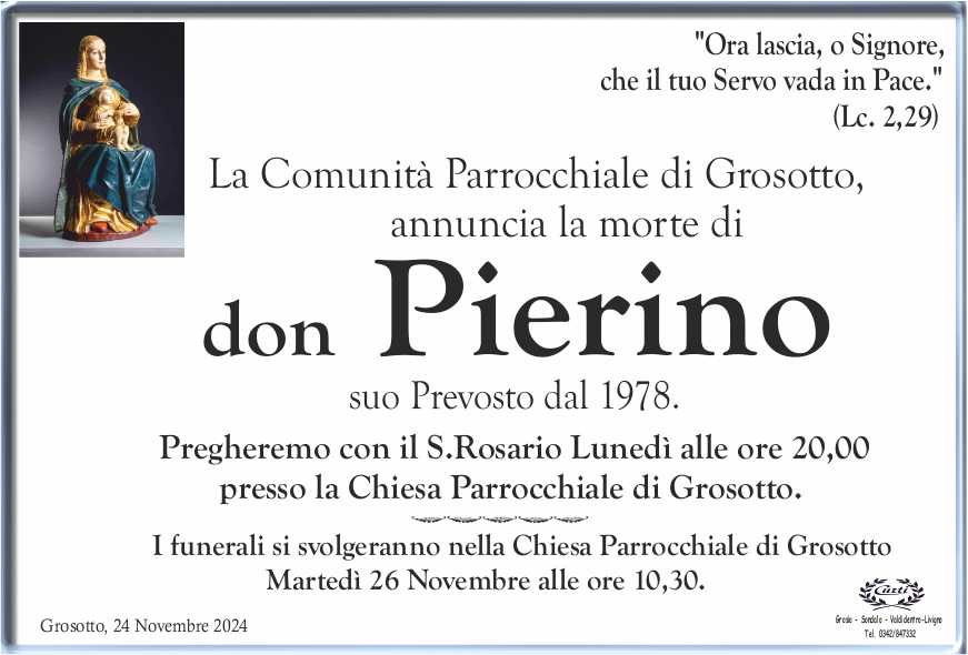 comunita' parrocchiale di grosotto x don pierino