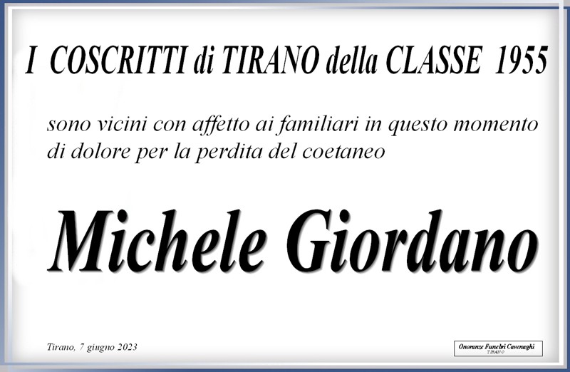 Coscritti Tirano 1955 per Giordano Michele