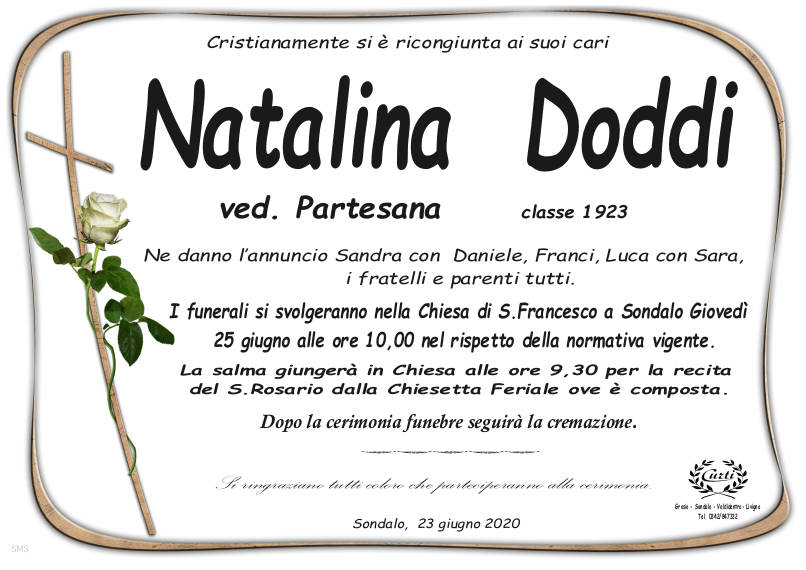 necrologio Doddi Natalina