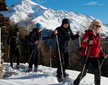 /Con le ciaspole nel Parco Nazionale dello Stelvio