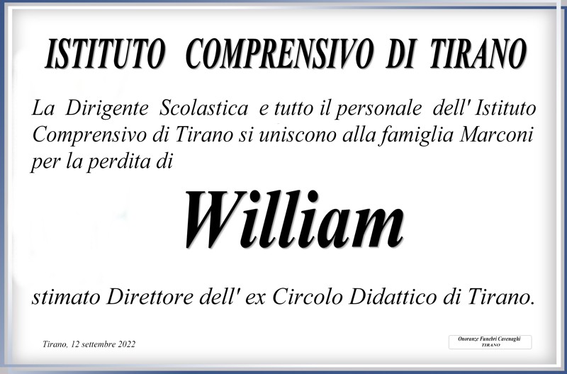 Istituto Comprensivo Tirano per Marconi William