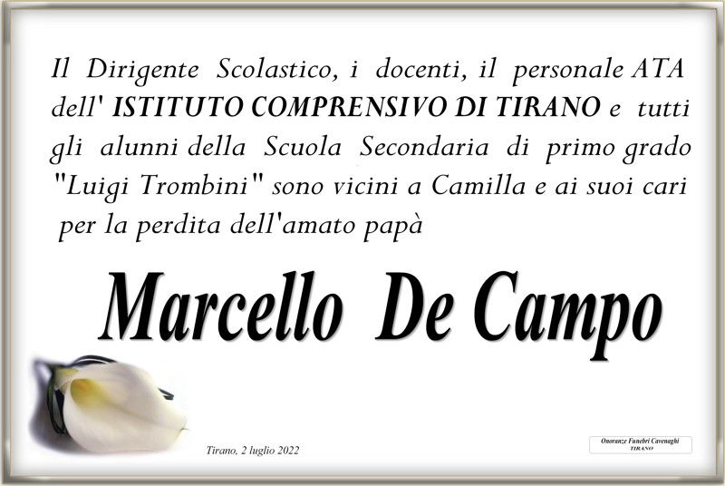 Istituto Comprensivo per De Campo Marcello