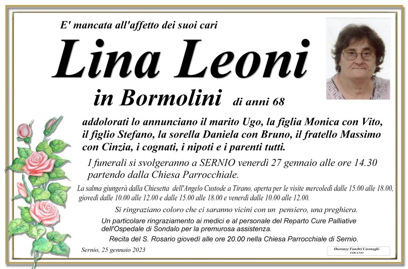 /Necrologio Leoni Lina