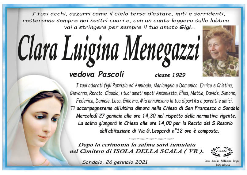 Menegazzi Clara Luigina