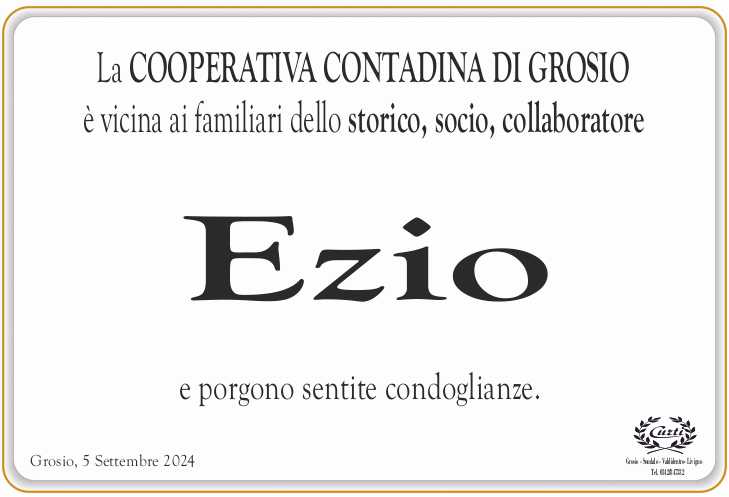 partecipazione lutto curti ezio cooperativa contadina di grosio