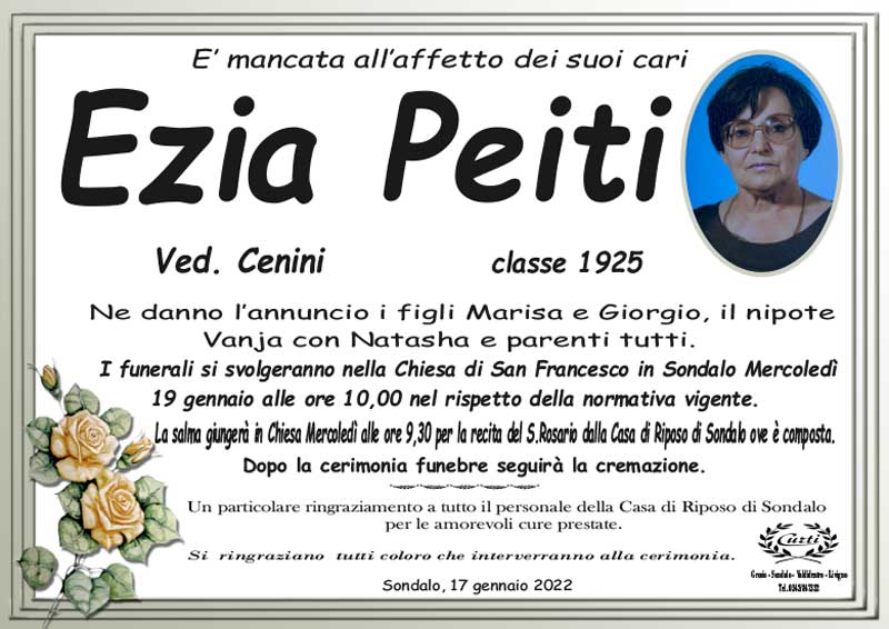 /necrologio Peiti Ezia