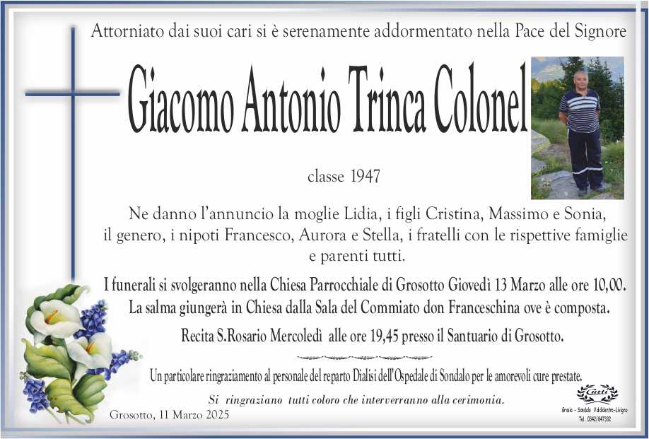 trinca colonel giacomo antonio