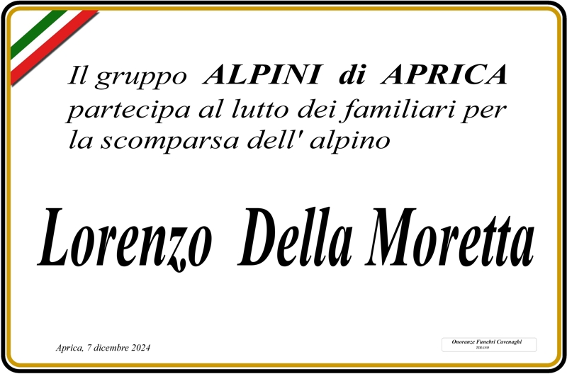 Alpini Aprica per Della Moretta Lorenzo