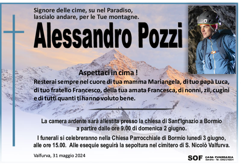 necrologio Pozzi Alessandro