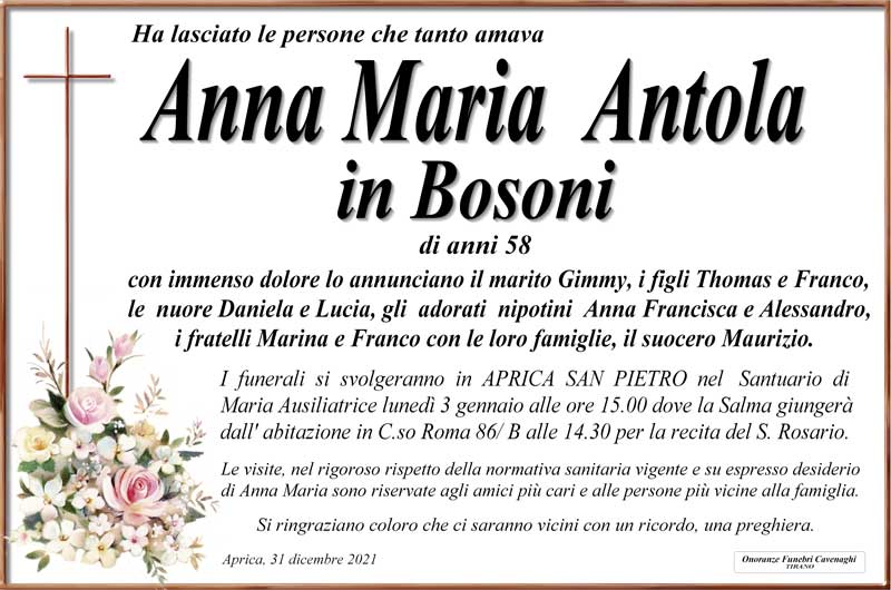 /necrologio Antola Anna Maria