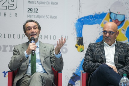 /Da sx: Attilio Fontana e Massimo Sertori