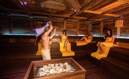 Aufgussmeister sauna livigno
