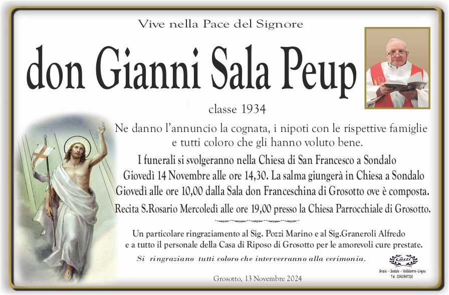 DON GIANNI SALA PEUP