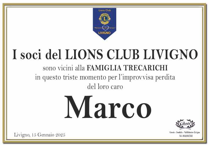 LIONS CLUB LIVIGNO X TRECARICHI MARCO