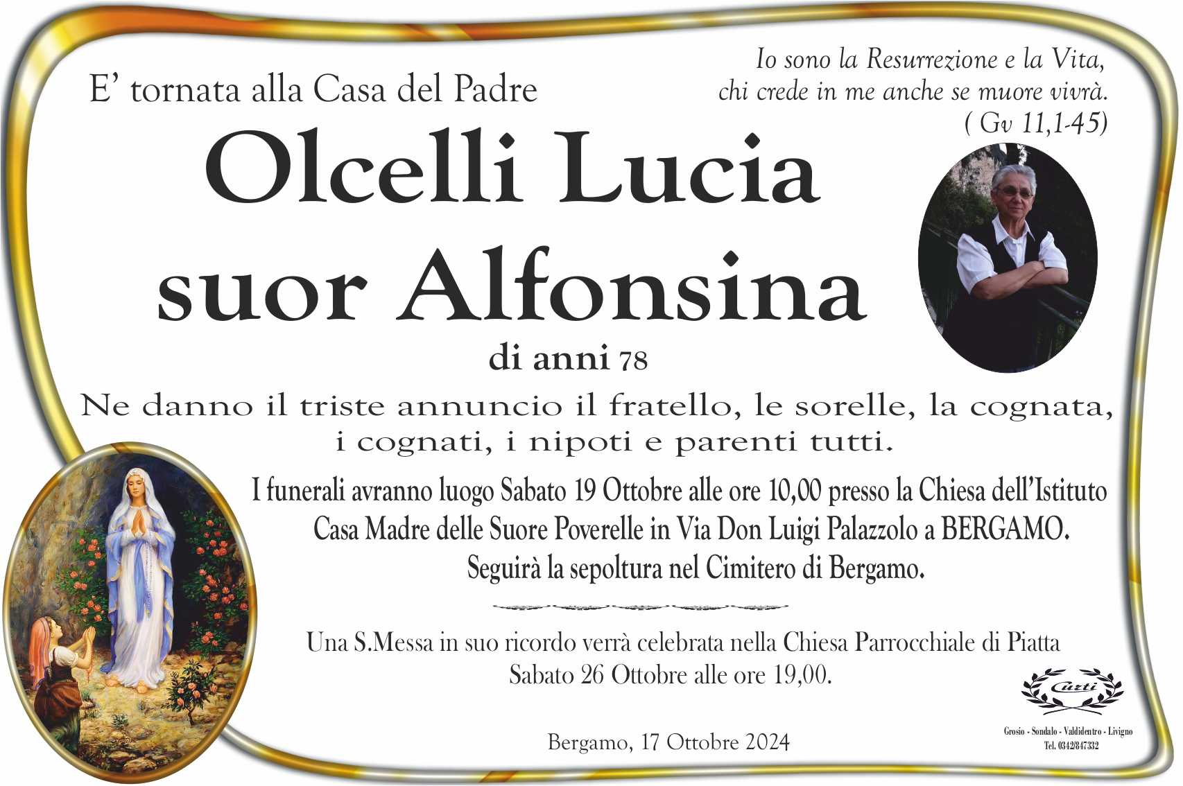 olcelli lucia suor alfonsina