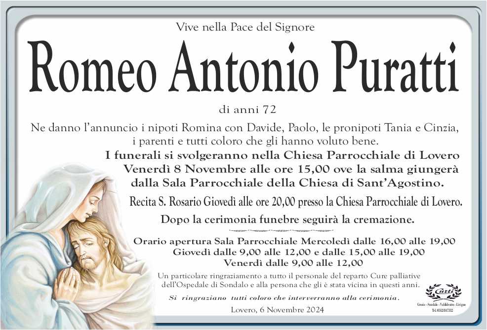 PURATTI ROMEO ANTONIO