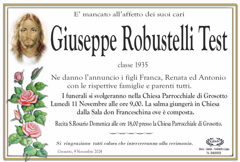 /robustelli test giuseppe