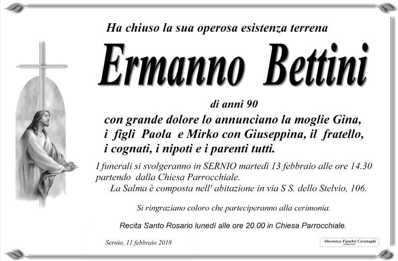 necrologio Bettini Ermanno