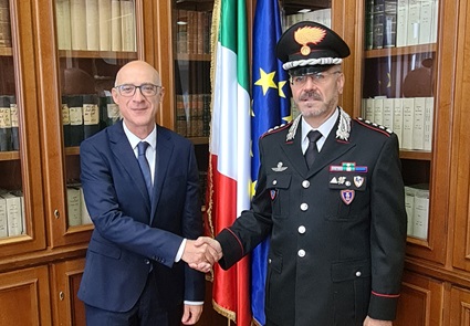 /Prefetto Incontra Nuovo Comandante dei Carabinieri