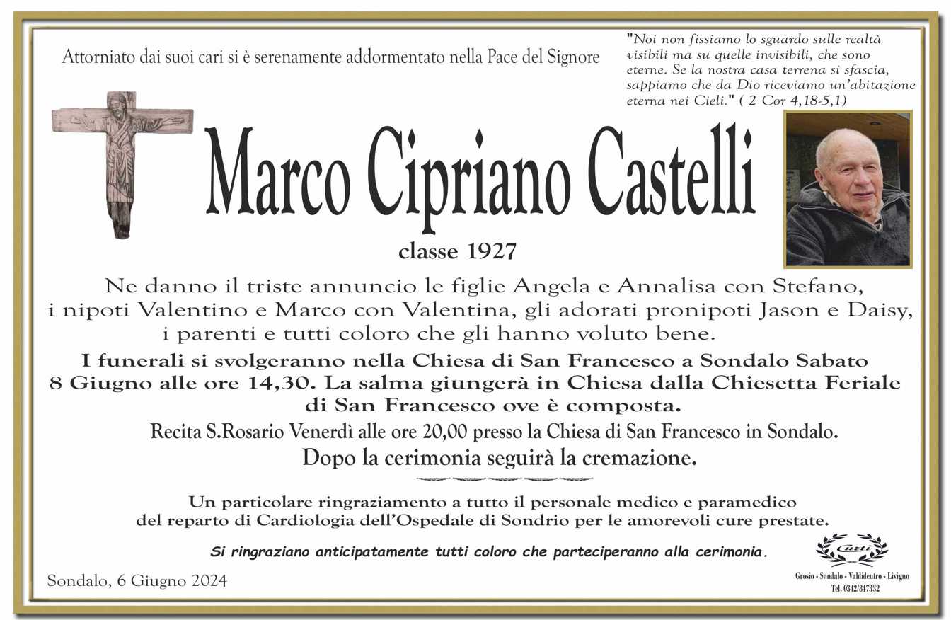 CASTELLI MARCO CIPRIANO