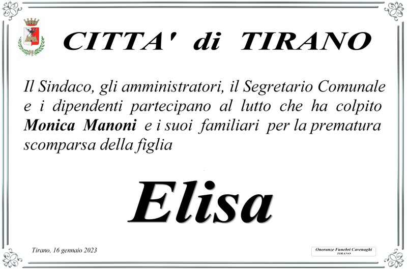 /Comune di Tirano per Scaletti Elisa