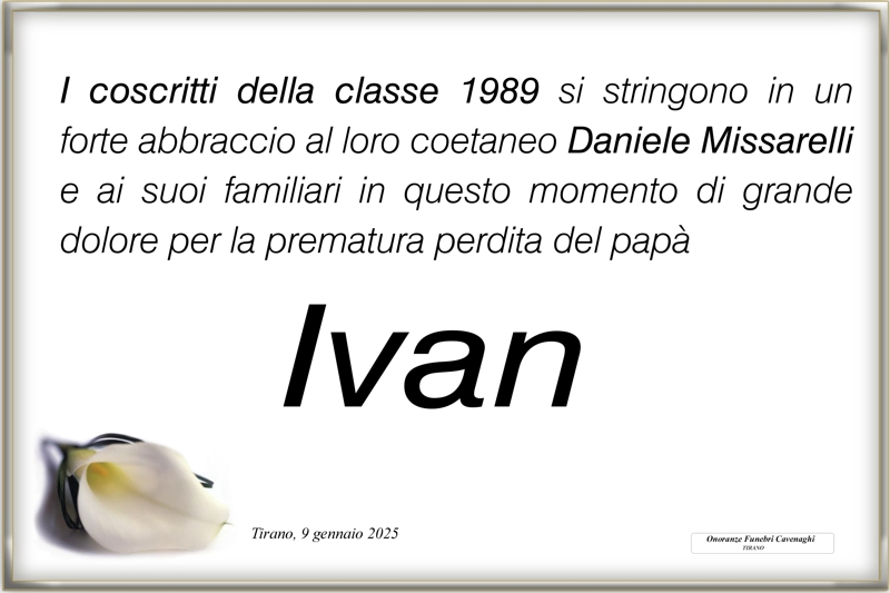 Coscritti 1989 per Missarelli Ivan