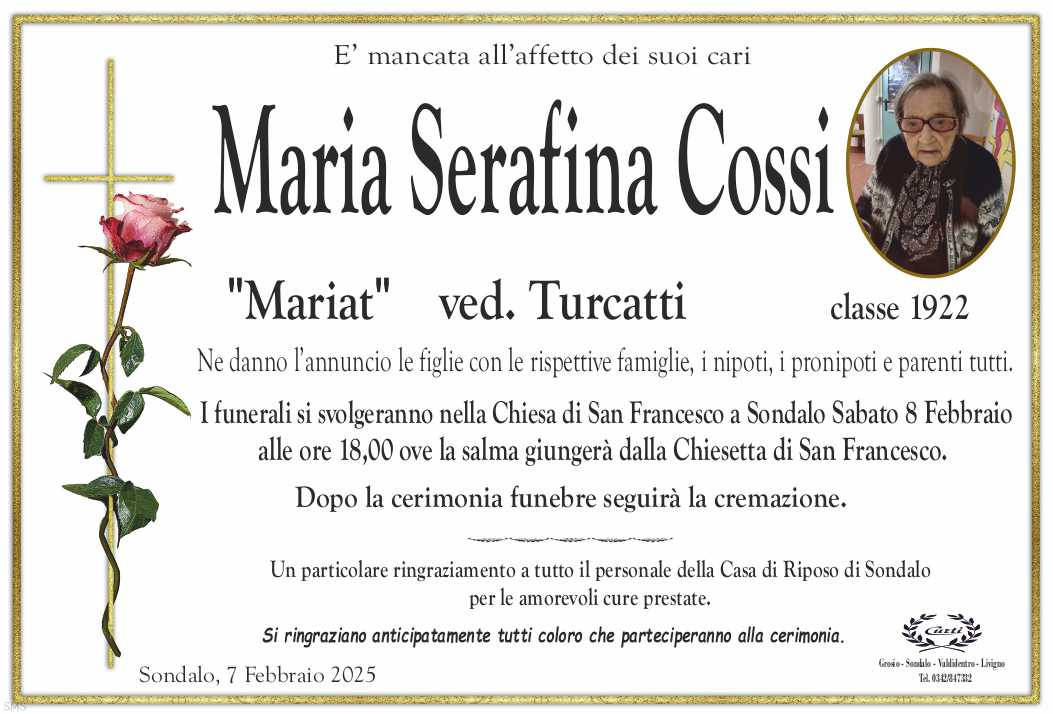 cossi maria serafina