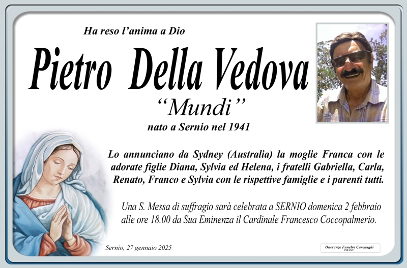 /Necrologio Della Vedova Pietro