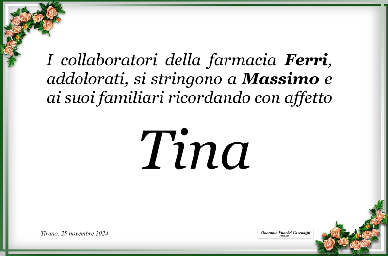 Farmacia Ferri per Mazzini Tina