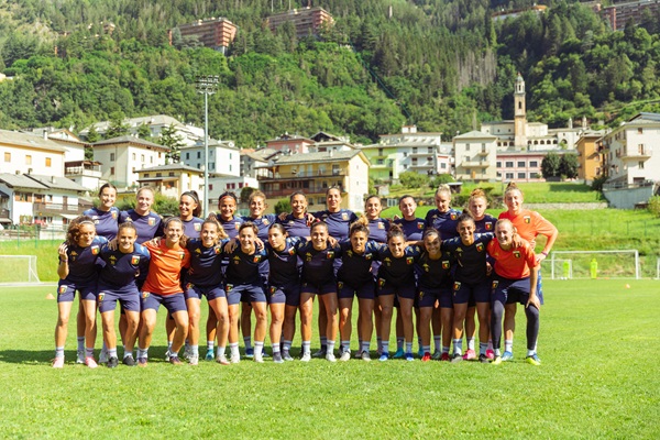 Ritiro precampionato del Genoa Women a Sondalo