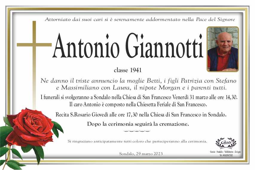 necrologio giannotti antonio