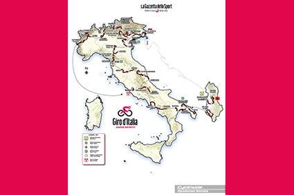 Il Giro 2025 farà ritorno in Valtellina