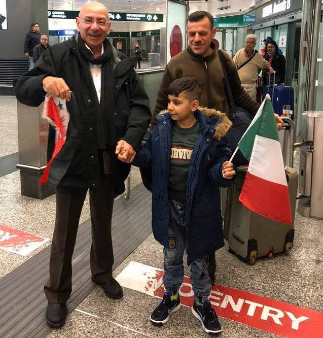 /Hussein appena arrivato a Malpensa