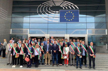 Amministratori della provincia in visita a Bruxelles
