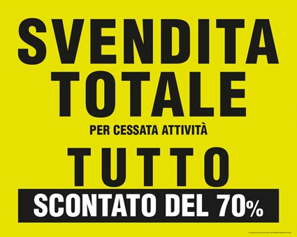 /Tirano: Svendita per cessata attività al negozio di ferramenta Schiantarelli