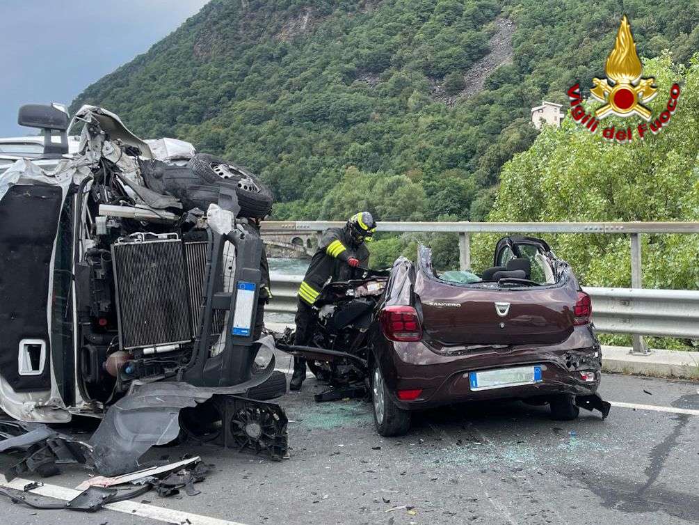 /Grave incidente sulla SS38 a Talamona