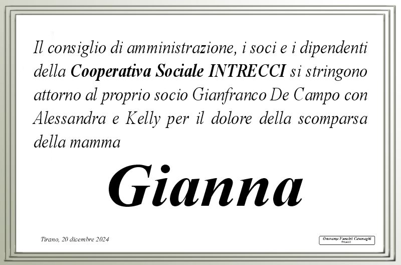 Intrecci per Alberelli Gianna