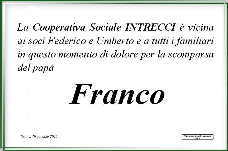 Intrecci partecipazione per Clementi Franco