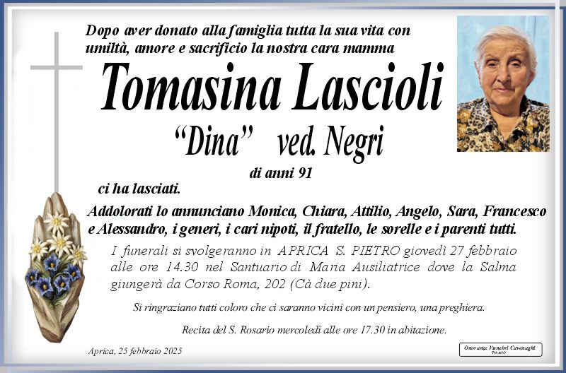 /Lascioli Tomasina ved. Negri