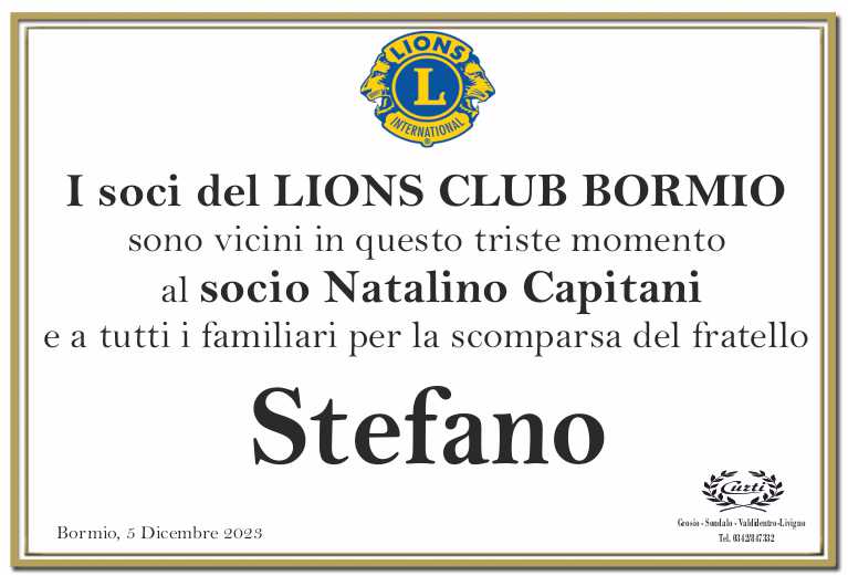lions club bormio per capitani stefano