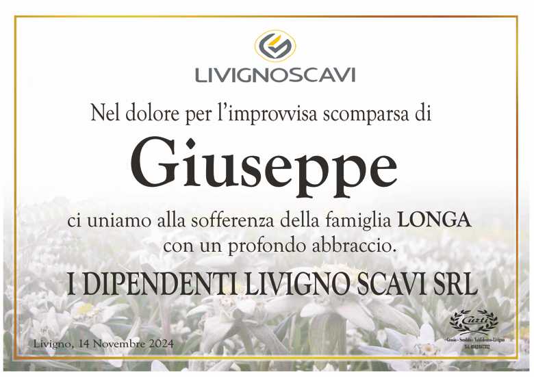 /PARTECIPAZIONE LIVIGNOSCAVI X DEF. LONGA GIUSEPPE