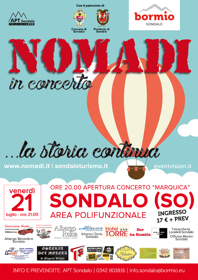 /Locandina concerto nomadi