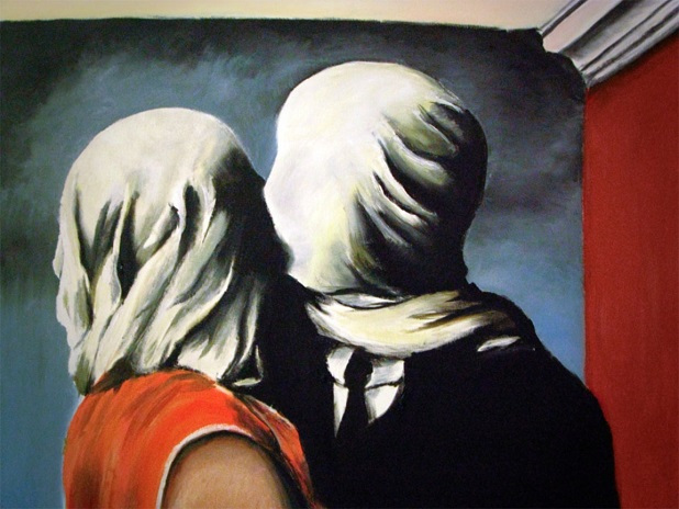 Gli amanti, dipinto di René Magritte del 1928.