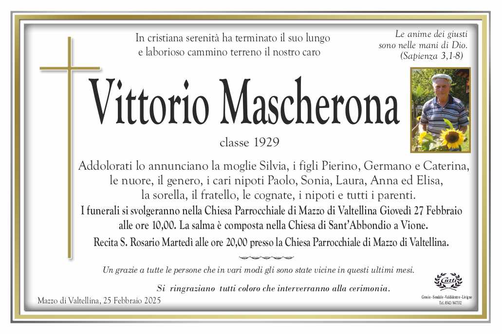 /mascherona vittorio